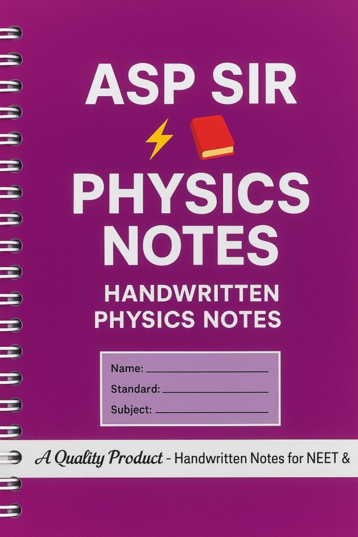 ASP Sir Physics Notes