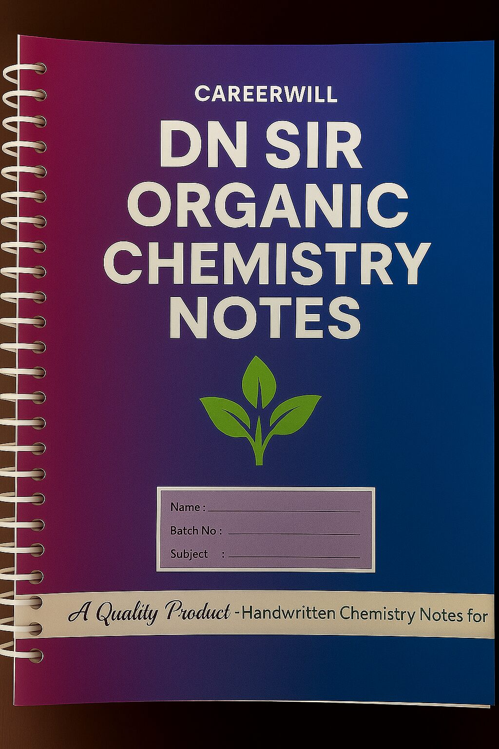 DN Sir Organic Chemistry Notes DN Sir Organic Chemistry Notes