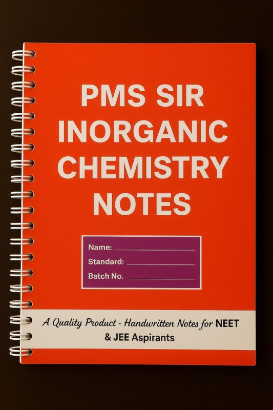 PMS Sir Inorganic Chemistry Notes