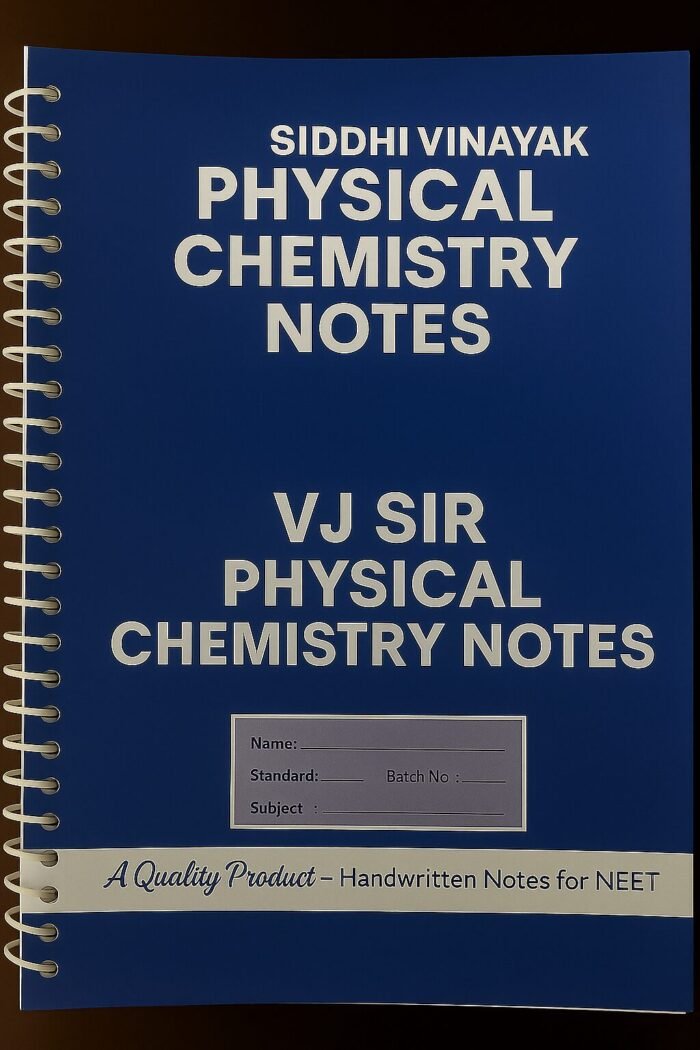 Physical Note Collection VJ SIR PHYSICAL CHEMISTRY NOTES - Kota Notes