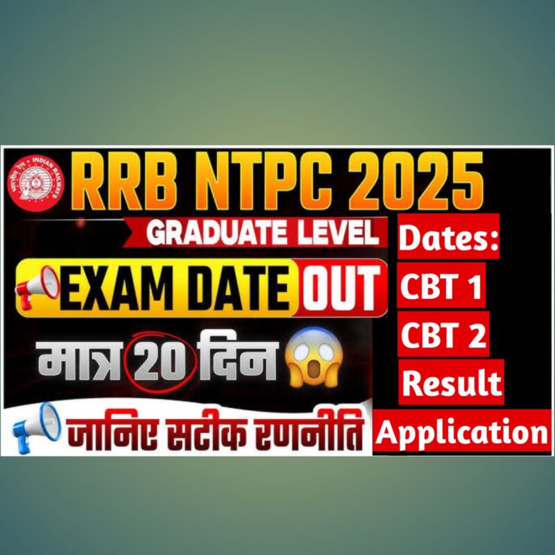 Railway RRB NTPC 2025 Exam Dates Announced: Complete Schedule, Vacancies, and Key Details