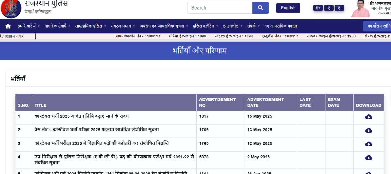 Rajasthan Police Constable Recruitment 2025: 10,000 Vacancies, Dates, Eligibility & How to Apply
