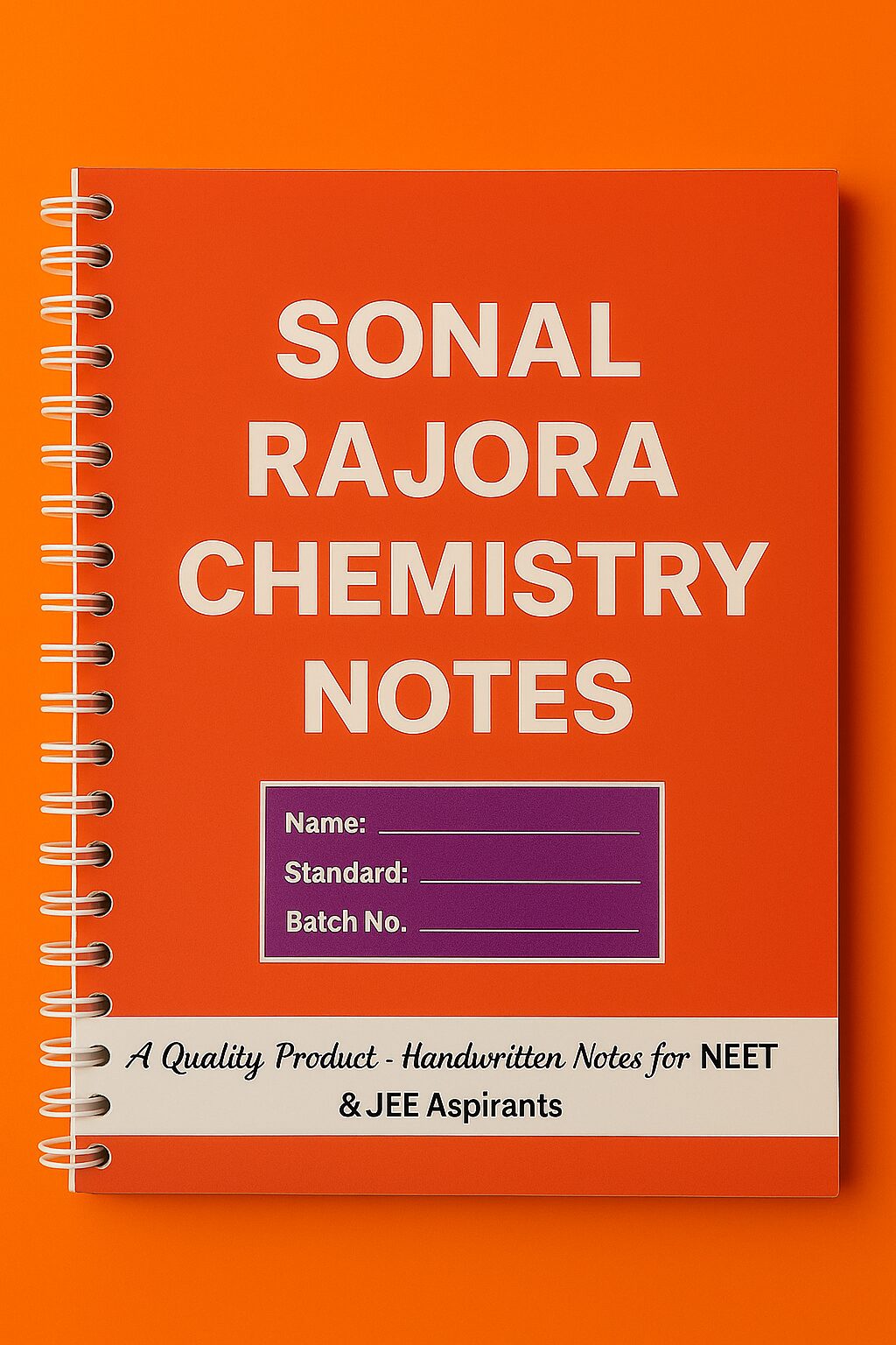 Sonal Rajora Chemistry Notes